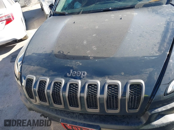 2017 Jeep Cherokee Trailhawk L Plus with VIN 1C4PJMBBXHW634944, listed as a IAAI auction lot 41022673 with 116,542 mi miles. Bid and sale history available at carsss.com. Image 10.