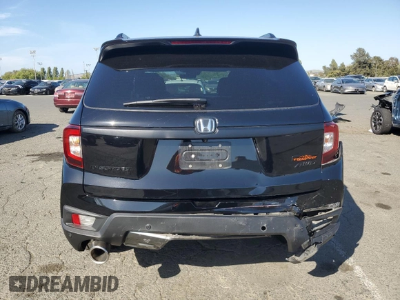 2022 Honda Passport TrailSport with VIN 5FNYF8H6XNB003764, listed as a Copart auction lot 56180195 with 61,515 mi miles and Salvage title. Bid and sale history available at DreamBid. Image 6.