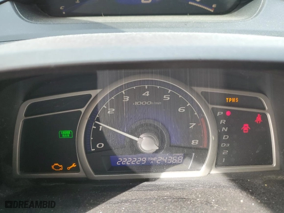 2010 Honda Civic Sdn LX-S with VIN 19XFA1F61AE064999, listed as a Copart auction lot 49880145 with 222,229 mi miles and Salvage Title. Bid and sale history available at carsss.com. Image 9.