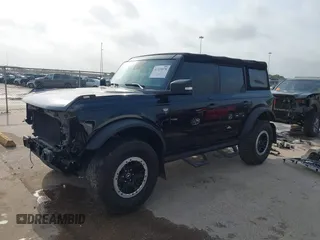 2022 Ford Bronco with VIN 1FMEE5DH3NLB88714, listed as a IAAI auction lot 41939878 with 42,917 mi miles and . Bid and sale history available at DreamBid. Image 2.