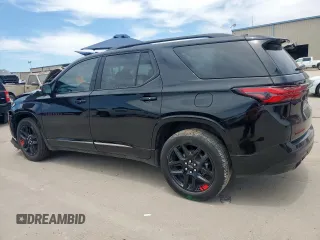 2023 Chevrolet Traverse Premier with VIN 1GNERKKWXPJ182441, listed as a Copart auction lot 57129195 with Not provided miles and Salvage title. Bid and sale history available at DreamBid. Image 2.
