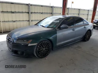 2016 Audi A6 2.0T Premium Plus with VIN WAUGFAFC4GN048745, listed as a Copart auction lot 52599295 with 105,925 mi miles and Clean Title. Bid and sale history available at carsss.com. Image 1.