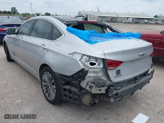 2016 Hyundai Genesis 3.8L with VIN KMHGN4JEXGU120629, listed as a IAAI auction lot 39678315 with 86,672 mi miles. Bid and sale history available at carsss.com. Image 3.