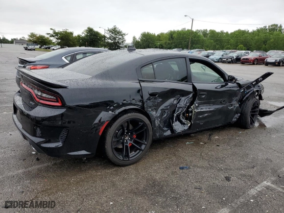 2021 Dodge Charger SRT Hellcat Redeye Widebody with VIN 2C3CDXL92MH614302, listed as a Copart auction lot 64551024 with 10,415 mi miles and Non Repairable. Bid and sale history available at carsss.com. Image 3.