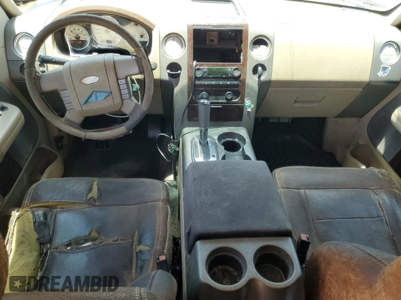 2005 Ford F-150 XLT с VIN 1FTPW125X5KE68731, выставлен на аукционе Copart как лот 55912285 с пробегом 287 986 миль миль и Списание • Salvage title. История ставок и продаж доступна на DreamBid. Изображение 8.
