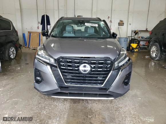 2024 Nissan Kicks SR with VIN 3N1CP5DV6RL501487, listed as a Copart auction lot 51316625 with 18,998 mi miles and Salvage Title. Bid and sale history available at carsss.com. Image 5.