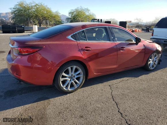 2014 Mazda Mazda6 i Touring with VIN JM1GJ1V62E1133214, listed as a Copart auction lot 77646914 with 142,892 mi miles and Salvage Title. Bid and sale history available at carsss.com. Image 3.