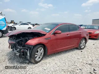 2013 Kia Optima EX z VIN 5XXGN4A73DG210146, wystawiony jako Copart lot #57243205 z przebiegiem 121 970 mil mil oraz Szkoda całkowita • Salvage title. Historia ofert i sprzedaży dostępna na DreamBid. Obrazek 1.