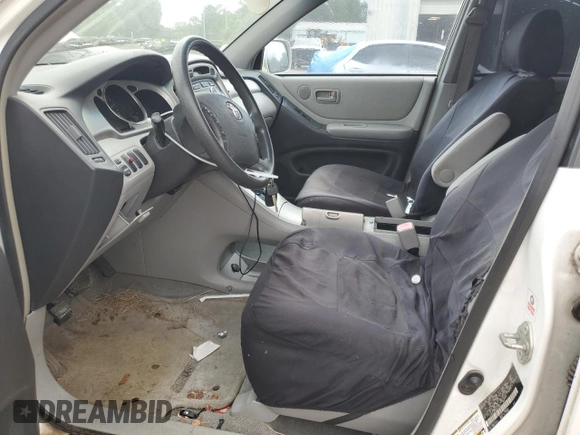 2004 Toyota Highlander z VIN JTEGP21A440017463, wystawiony jako Copart lot #60460465 z przebiegiem 185 013 mil mil oraz Czysty tytuł • Clean title. Historia ofert i sprzedaży dostępna na DreamBid. Obrazek 7.