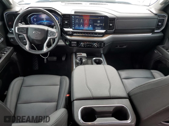 2023 Chevrolet Silverado 1500 LT Trail Boss with VIN 3GCUDFE89PG291160, listed as a Copart auction lot 74374664 with 5,757 mi miles and Salvage Title. Bid and sale history available at DreamBid. Image 8.