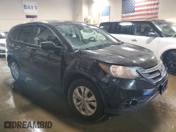 2013 Honda CR-V EX with VIN 2HKRM4H5XDH687063, listed as a Copart auction lot 48879405 with 160,198 mi miles and Salvage Title. Bid and sale history available at carsss.com. Image 4.