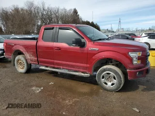 2015 Ford F-150 XLT with VIN 1FTFX1EF5FFA27144, listed as a Copart auction lot 46578715 with 220,221 mi miles and Clean Title. Bid and sale history available at carsss.com. Image 4.