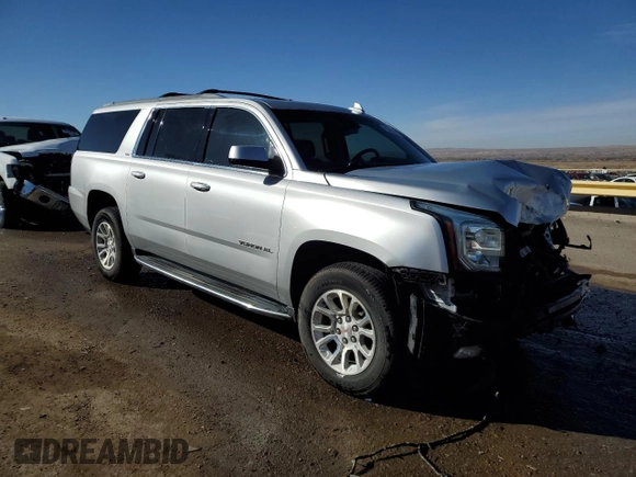 2018 GMC Yukon XL SLT with VIN 1GKS2GKC1JR198012, listed as a Copart auction lot 42400965 with 155,496 mi miles and Salvage Title. Bid and sale history available at carsss.com. Image 4.