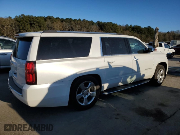 2017 Chevrolet Suburban Premier with VIN 1GNSCJKC5HR361378, listed as a Copart auction lot 88261625 with 68,992 mi miles and Salvage title. Bid and sale history available at DreamBid. Image 3.