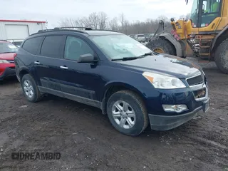 2012 Chevrolet Traverse LS with VIN 1GNKREED9CJ341569, listed as a IAAI auction lot 41680761 with 169,474 mi miles and . Bid and sale history available at DreamBid. Image 1.