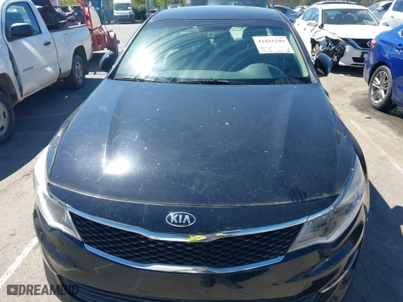 2016 Kia Optima LX with VIN 5XXGT4L3XGG013835, listed as a IAAI auction lot 41815349 with 120,628 mi miles. Bid and sale history available at carsss.com. Image 6.