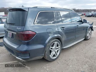 2015 Mercedes-Benz GL-Class GL 550 with VIN 4JGDF7DE0FA444489, listed as a IAAI auction lot 41716467 with 117,452 mi miles. Bid and sale history available at carsss.com. Image 4.