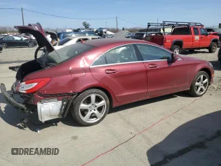 2013 Mercedes-Benz CLS-Class CLS 550 with VIN WDDLJ9BB4DA058339, listed as a Copart auction lot 49377265 with 99,183 mi miles and Salvage Title. Bid and sale history available at carsss.com. Image 3.
