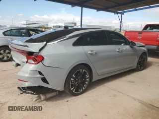 2022 Kia K5 GT-Line with VIN 5XXG64J22NG105410, listed as a Copart auction lot 43160525 with 51,158 mi miles and Salvage Title. Bid and sale history available at carsss.com. Image 3.