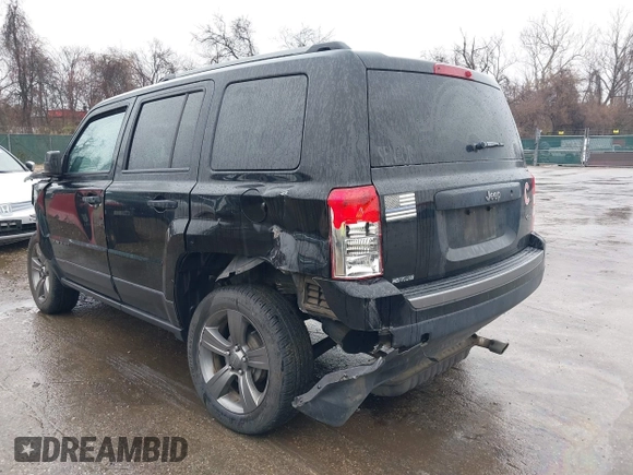 2017 Jeep Patriot Sport with VIN 1C4NJPBA1HD208653, listed as a IAAI auction lot 41864826 with 77,196 mi miles. Bid and sale history available at carsss.com. Image 20.
