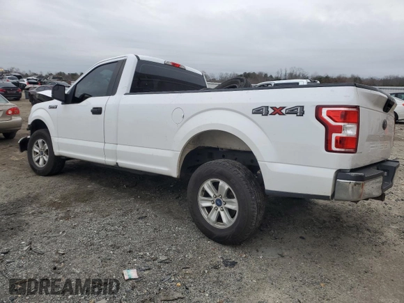 2018 Ford F-150 XL with VIN 1FTMF1EB6JKD15262, listed as a Copart auction lot 85259534 with 196,625 mi miles and Salvage Title. Bid and sale history available at carsss.com. Image 2.