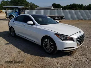 2015 Hyundai Genesis 3.8L with VIN KMHGN4JE9FU030497, listed as a Copart auction lot 58229074 with 166,236 mi miles and Salvage Title. Bid and sale history available at carsss.com. Image 10.