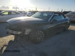 2018 Audi A5 Cabriolet Premium Plus z VIN WAUYNGF55JN002697, wystawiony jako Copart lot #48348805 z przebiegiem 111 959 mil mil oraz Szkoda całkowita • Salvage title. Historia ofert i sprzedaży dostępna na DreamBid. Obrazek 1.