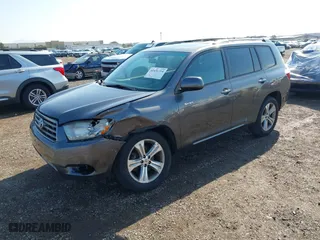 2009 Toyota Highlander Sport with VIN JTEES43A192142513, listed as a IAAI auction lot 41431214 with 107,665 mi miles. Bid and sale history available at carsss.com. Image 2.