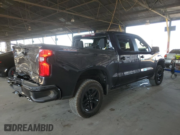 2023 Chevrolet Silverado 1500 LT Trail Boss with VIN 3GCUDFED6PG302032, listed as a Copart auction lot 43483165 with 5,865 mi miles and Salvage Title. Bid and sale history available at DreamBid. Image 3.