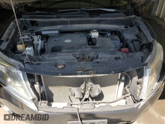 2015 Nissan Pathfinder Platinum with VIN 5N1AR2MM1FC700700, listed as a Copart auction lot 56637765 with 201,149 mi miles and Salvage title. Bid and sale history available at DreamBid. Image 12.