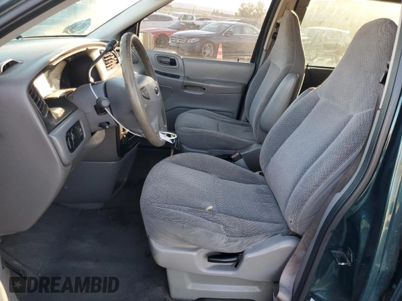2001 Ford Windstar LX with VIN 2FMZA50401BB38265, listed as a Copart auction lot 47101675 with 229,486 mi miles and Salvage Title. Bid and sale history available at carsss.com. Image 7.