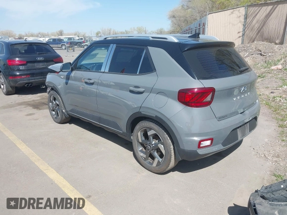 2022 Hyundai Venue SEL with VIN KMHRC8A34NU193027, listed as a IAAI auction lot 42003432 with 16,393 mi miles and . Bid and sale history available at DreamBid. Image 3.