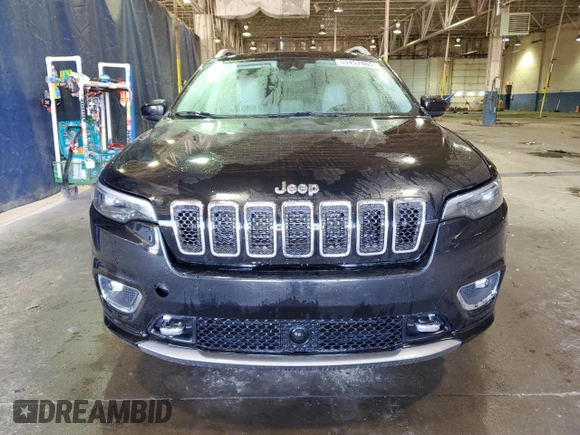 2019 Jeep Cherokee Overland with VIN 1C4PJMJN3KD191597, listed as a Copart auction lot 53457865 with 34,877 mi miles and Clean title. Bid and sale history available at DreamBid. Image 5.