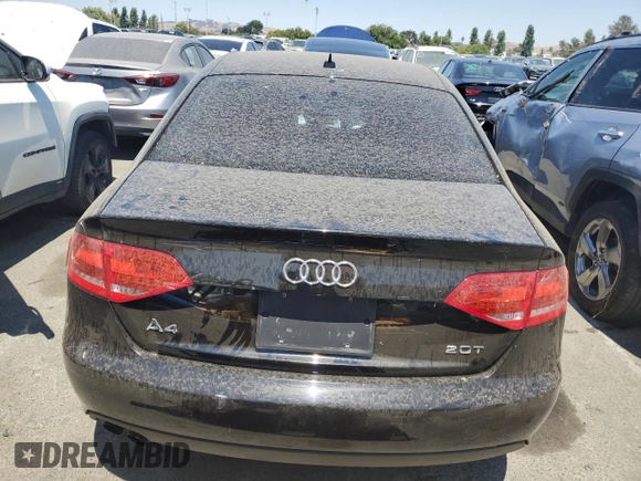 2010 Audi A4 2.0T Premium Plus with VIN WAUEFAFL0AN035599, listed as a Copart auction lot 61423034 with 129,241 mi miles and Salvage Title. Bid and sale history available at carsss.com. Image 6.