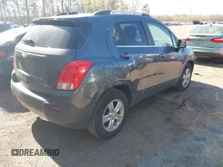 2016 Chevrolet Trax LT with VIN 3GNCJLSBXGL219062, listed as a IAAI auction lot 42000897 with 135,732 mi miles. Bid and sale history available at carsss.com. Image 4.