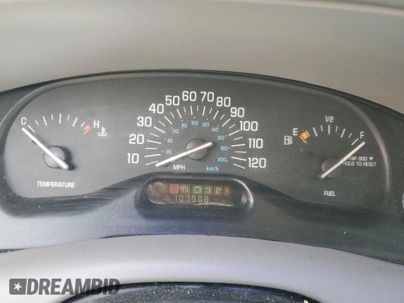 2001 Buick Century Custom with VIN 2G4WS52JX11150660, listed as a Copart auction lot 59237234 with 107,908 mi miles and Salvage Title. Bid and sale history available at carsss.com. Image 9.
