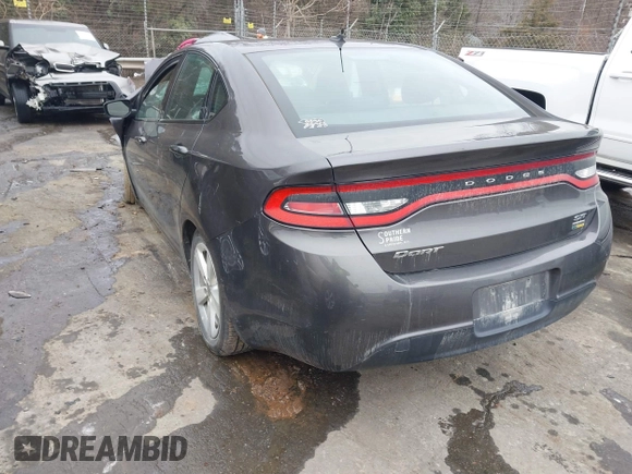 2016 Dodge Dart SXT with VIN 1C3CDFBA5GD591394, listed as a IAAI auction lot 41474744 with Not Provided miles and . Bid and sale history available at carsss.com. Image 3.
