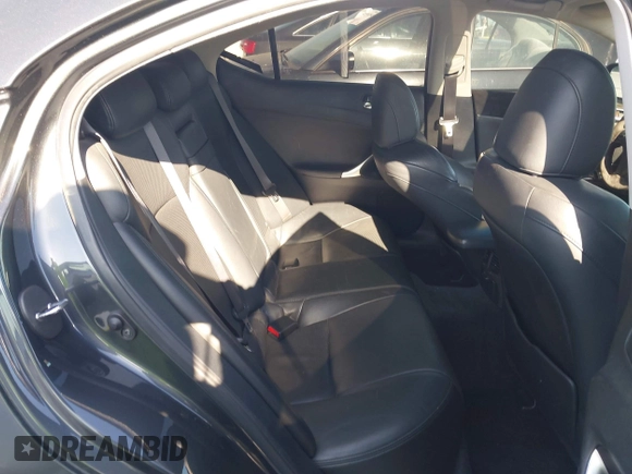 2006 Lexus IS 350 with VIN JTHBE262165010836, listed as a IAAI auction lot 42603334 with 68,219 mi miles and . Bid and sale history available at DreamBid. Image 8.