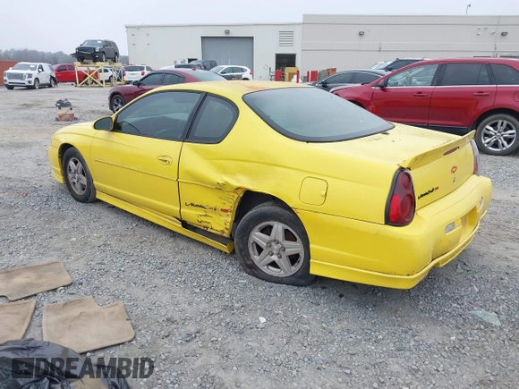 2003 Chevrolet Monte Carlo SS z VIN 2G1WX15KX39155728, wystawiony jako IAAI lot #41207475 z przebiegiem 268 901 mil mil oraz . Historia ofert i sprzedaży dostępna na DreamBid. Obrazek 3.