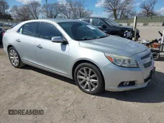 2013 Chevrolet Malibu LTZ with VIN 1G11H5SA3DF192011, listed as a IAAI auction lot 42022440 with 124,603 mi miles and . Bid and sale history available at DreamBid. Image 1.
