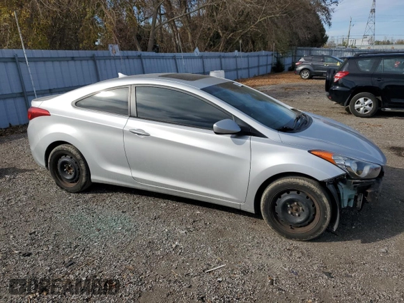 2013 Hyundai Elantra Coupe GS with VIN KMHDH6AE5DU001808, listed as a Copart auction lot 77940704 with 145,410 mi miles and Salvage Title. Bid and sale history available at carsss.com. Image 4.
