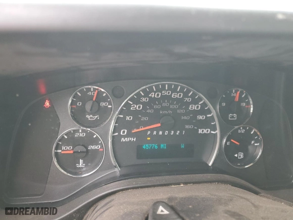 2011 Chevrolet Express Cargo Van with VIN 1GCSGAFXXB1149320, listed as a Copart auction lot 47913234 with 45,776 mi miles and Salvage Title. Bid and sale history available at carsss.com. Image 9.