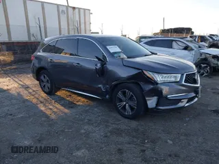 2017 Acura MDX with VIN 5FRYD4H36HB034498, listed as a IAAI auction lot 40955100 with 160,652 mi miles. Bid and sale history available at carsss.com. Image 1.