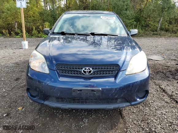 2007 Toyota Matrix STD with VIN 2T1KR32E87C651496, listed as a Copart auction lot 71225484 with 285,831 mi miles and Salvage Title. Bid and sale history available at carsss.com. Image 5.