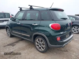 2014 FIAT 500L Trekking with VIN ZFBCFADH5EZ017349, listed as a IAAI auction lot 41528462 with 119,820 mi miles and . Bid and sale history available at DreamBid. Image 3.