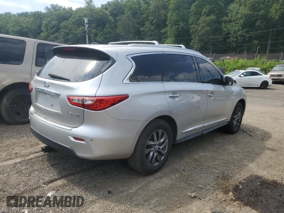 2014 Infiniti QX60 z VIN 5N1AL0MM2EC535793, wystawiony jako Copart lot #66275245 z przebiegiem 141 225 mil mil oraz Szkoda całkowita • Salvage title. Historia ofert i sprzedaży dostępna na DreamBid. Obrazek 3.