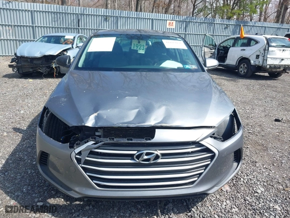 2017 Hyundai Elantra SE with VIN KMHD74LF3HU117124, listed as a IAAI auction lot 41893076 with 150,064 mi miles. Bid and sale history available at carsss.com. Image 12.
