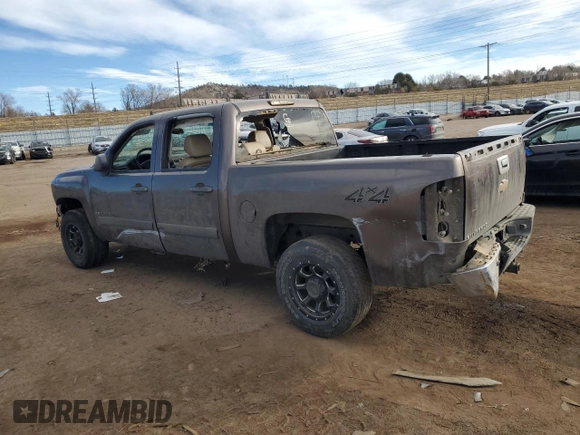 2007 Chevrolet Silverado 1500 LTZ with VIN 2GCEK13M271627642, listed as a Copart auction lot 43460305 with 131,486 mi miles and Salvage Title. Bid and sale history available at carsss.com. Image 2.