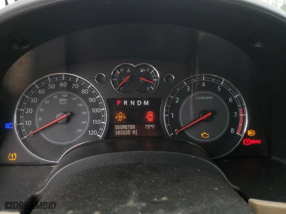 2007 Suzuki XL7 with VIN 2S3DB117676128789, listed as a Copart auction lot 66516304 with 183,335 mi miles and Salvage Title. Bid and sale history available at carsss.com. Image 9.