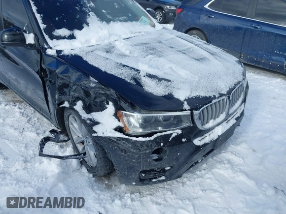 2016 BMW X3 xDrive28i with VIN 5UXWX9C56G0D91524, listed as a IAAI auction lot 41223291 with 200,605 mi miles. Bid and sale history available at carsss.com. Image 6.